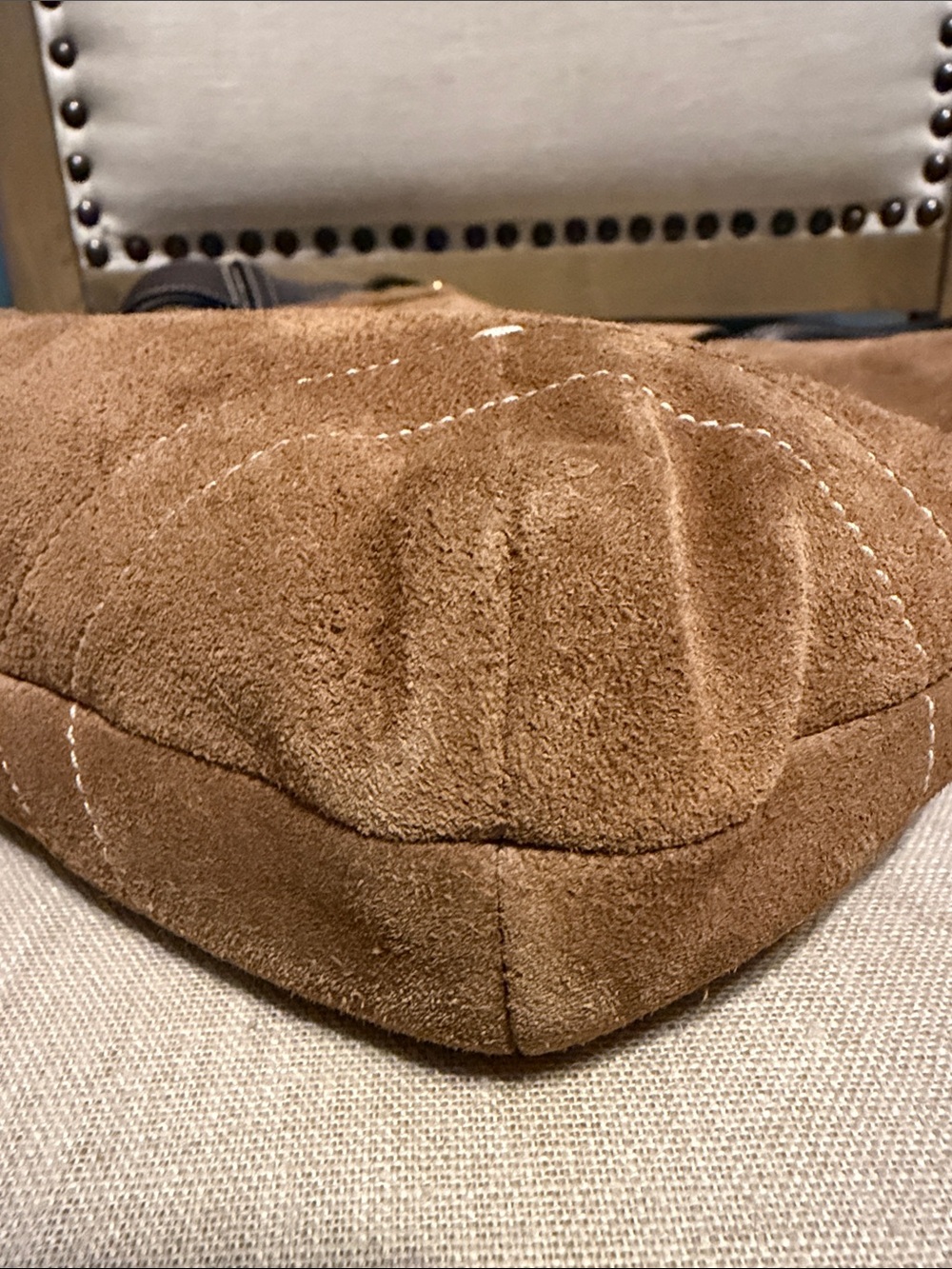 Vintage Coach Suede Shoulder Bag - Picture 13 of 13